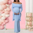 thumbnail image 4 of Functional Pocket Maternity Dress Soft Gentle Dress for Convenient Storage Of Essential During Pregnancy Activities 6, 4 of 9