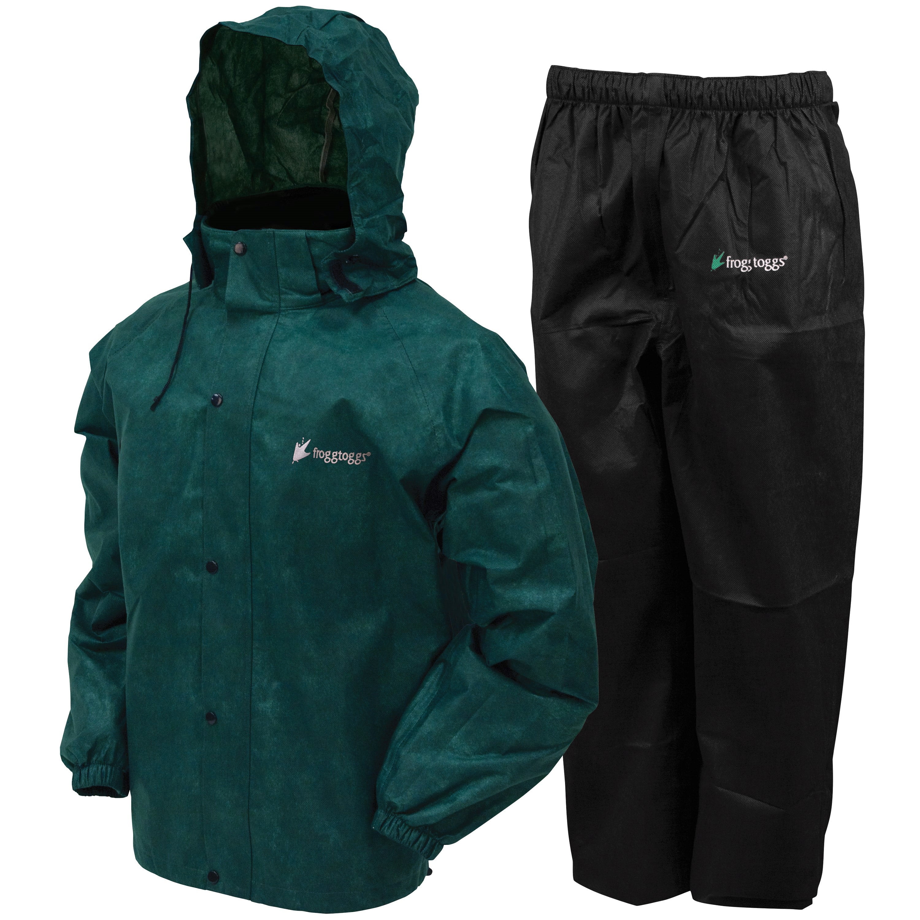 Frogg Toggs Emergency Rain Jacket Men's Green Size X-Large/XX-Large 