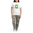 thumbnail image 4 of CafePress - Cute Circle Lucky Charm Women's Light Pajamas - Women's Short Sleeve Print T-Shirt and Pants Light Cotton Pajama Set, 4 of 7