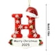thumbnail image 3 of 26 Letters Christmas Tree Decoration Pendant Christmas Tree Ornaments DIY Christmas Ornaments Christmas Decoration Xmas Tree Hanging Decor, 3 of 9