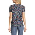 thumbnail image 2 of Lands' End Women's Petite Relaxed Supima Cotton T-Shirt, 2 of 3