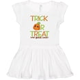 thumbnail image 3 of Inktastic Trick or Treat Now Gimme Candy with Halloween Pumpkin Girls Baby Dress, 3 of 5