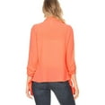 thumbnail image 4 of Moa Collection Women's Casual Relaxed Fit Open Front Blazer Jacket, 4 of 5