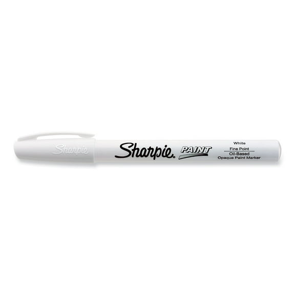 Sharpie Permanent Paint Marker Fine Bullet Tip - White - 5 Pack