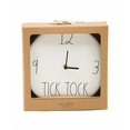 thumbnail image 1 of Rae Dunn TICK TOCK Ceramic Clock - 9", 1 of 2
