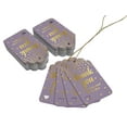 thumbnail image 3 of Inkdotpot Real Gold Foil ThankYou From The New Wedding Tags Favor Hang Paper Tags 50 Pack, 3 of 6