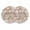Mocha Brown, variant on Brown Beige Coastal Round 13 Inch Placemats Set of 2, Nautical Coral Starfish Shell Seahorse Ocean HeatResistant Non Slip Place Mats for Dining Table, Wipeable Kitchen Table Mats for Housewarming