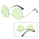 thumbnail image 3 of Gafas de sol Hugo sin montura Regalo Fiesta al aire libre Verde, 3 of 7
