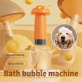 thumbnail image 5 of Pet Bubble Maker, Bath Lather Generator For Dog & Cat, One-Button Foam Dispenser For Bathtub, Gray, 5 of 7