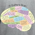 thumbnail image 3 of CafePress - Quilter's Brain Hooded Sweatshirt - Pullover Hoodie, Hooded Sweatshirt, 3 of 4