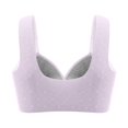 thumbnail image 3 of KONDYS Women Casual Solid Color Breathable Top Bra Underwear Without Steel Ring Gathering Sexy Cozy Elastic Women's Bra, 3 of 7