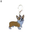 thumbnail image 2 of Flmtop Fashion Pet Collar Pendant Dog Key Chain Handbag Wallet Decor Hanging Keyring 8#, 2 of 9