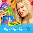 thumbnail image 5 of Shameless Snacks Fan Favorites Bundle - Sour Candy & Fruit Snacks, Watermelon Candy & Gummy Candy Variety Pack, Raspberry Peach, Keto Snacks 3g Sugar Gluten Free Vegan, 5 of 8