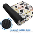 thumbnail image 6 of Long Mouse Pads for Desk,Yellow Ethnic Geometric Pattern Desk Mats on Top Of Desks, Desk Mouse Pad Extra Large with 3mm Non-Slip Base and Stitched Edge for Gaming,Office,Work,Home 31.5"x11.8", 6 of 6