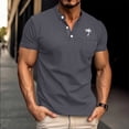 thumbnail image 1 of Seeotter Mens Waffle Henley Thermal Long Sleeve Shirts, Casual Fitted Fall Shirts for Men, 1 of 6