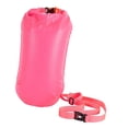 thumbnail image 1 of Mochila flotadora con boya de natación y bolsa para equipo de entrenamiento para triatletas y deportes acuáticos. Rosa roja, 1 of 8