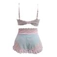 thumbnail image 5 of Gibobby Sujetador De Encaje Para Mujer Lenceria Mujer de una Pieza Erotica Baby Doll Sexy Conjunto de Ropa Interior Sensual para Mujer(Rosa, M), 5 of 5
