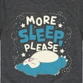 thumbnail image 3 of Pokémon - Snorlax Nap All Day Sleep All Night - Toddler And Youth Short Sleeve Graphic T-Shirt, 3 of 5