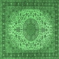 thumbnail image 1 of Ahgly Company Indoor Square Persian Emerald Green Traditional Area Rugs, 6' Square, 1 of 4