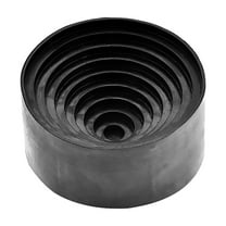 Uxcell 90mm Diameter Round Bottom Rubber Lab Flask Support for 50ml-1000ml Flasks Black