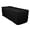 Black, variant on LinenTablecloth 6 ft Fitted Polyester Tablecloth Black (Pack of 6)