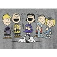 thumbnail image 2 of Peanuts Gang Short Sleeve Junior Women's Snoopy, Charlie Brown T-Shirt, 2 of 3