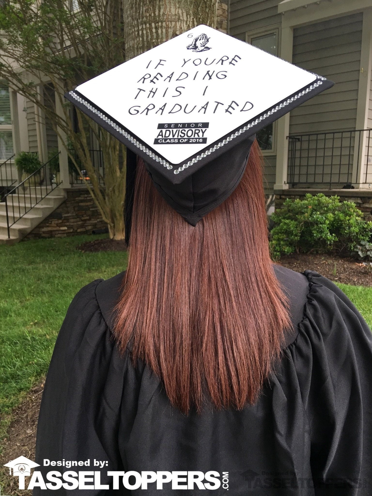 If You're Reading This - Drake Grad Cap Tassel Toppers