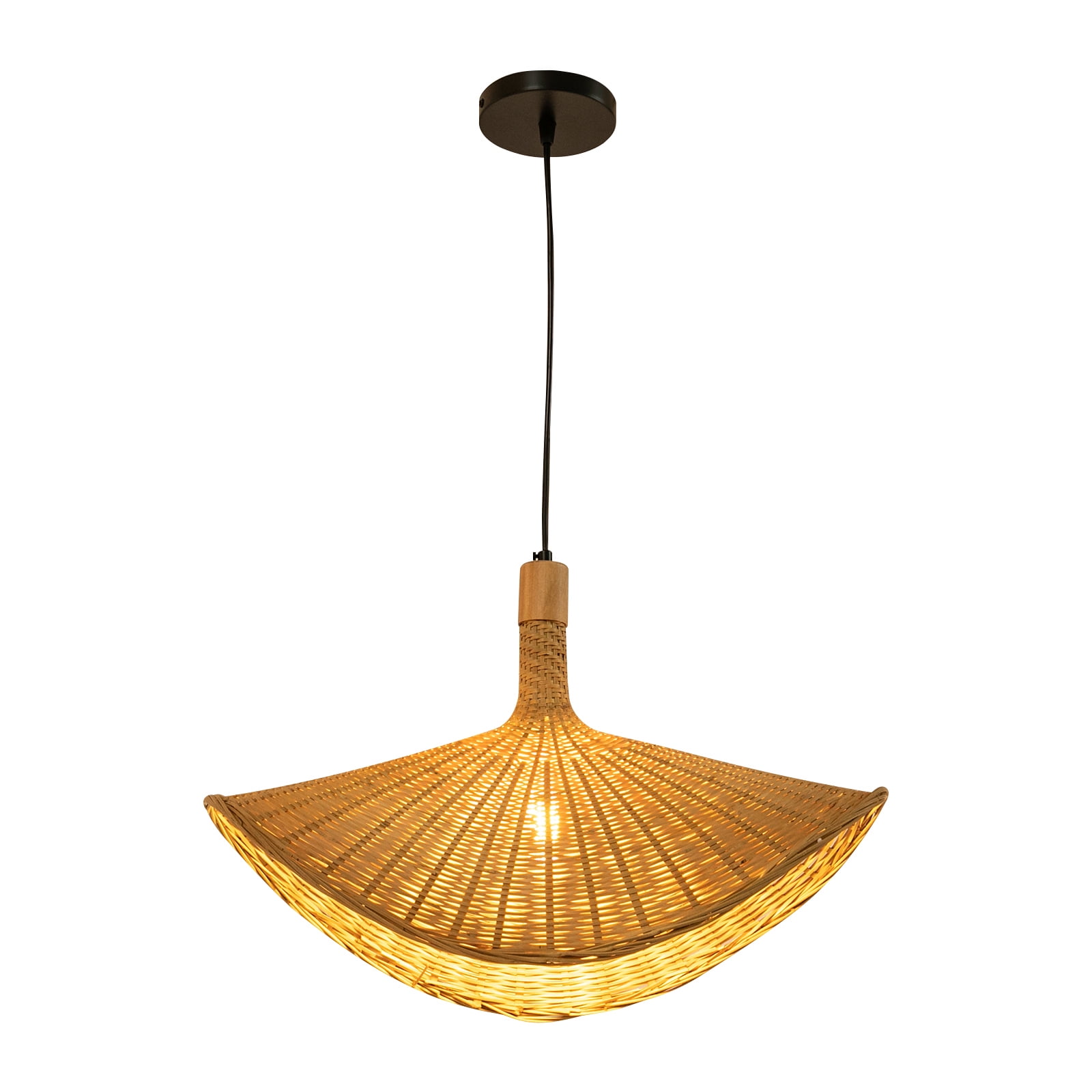 Pendant Light, Woven Hanging Light Fixtures, Ceiling Lamp for Dining Room Kitchen Entryway for the Dining Room, Kitchen Island, Living Room, Bedroom (Not Included Bulb)