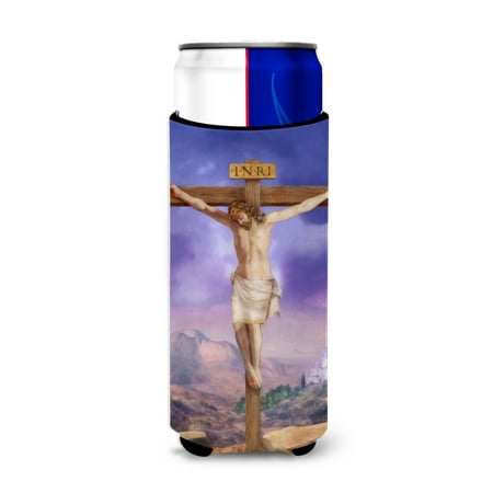 

Carolines Treasures APH4517MUK Easter Jesus Crucifixion Ultra Beverage Insulators for slim cans Slim Can multicolor