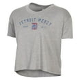thumbnail image 2 of Women's Alternative Apparel  Gray Detroit Mercy Titans Retro Jersey Headliner Cropped T-Shirt, 2 of 3