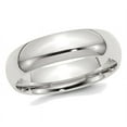 thumbnail image 1 of Ladies or Mens Sterling Silver 6mm Comfort Fit Wedding Band Ring, 1 of 4