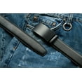 thumbnail image 5 of YOETEY Mens Belt Leather Belt, Ratchet Belt with Automatic Sliding Buckle for Casual, 1 3/8"(35mm), 5 of 7