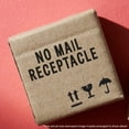 thumbnail image 3 of Slim Pre-Inked No Mail Receptacle Stamp, Slim 1444, Ultra Slim Design, Impression Size 1/2" by 1-3/4", Up to 25,000 Impressions - Red Ink, 3 of 10