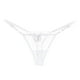 thumbnail image 1 of Braguitas tanga de encaje transparente para mujer - Cintura ajustable, detalle de lazo, sin costuras, lavado a mano, talla única para cinturas de 58-80 cm, 1 of 3