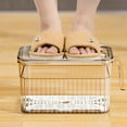 thumbnail image 6 of mtvxesu Kitchen Refrigerator Organizer Containers, Stackable Food Storage Container with Lid Handle, Fresh Container with Basket, 6 of 8