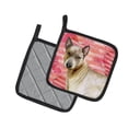 thumbnail image 2 of Caroline's Treasures Thai Ridgeback Love Pair of Pot Holders, 2 of 2