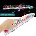 thumbnail image 3 of TEHAUX Ensemble de Train pour Tout-Petits Jouet Électrique avec Design de Train Jouet Transparent 1Pcs, 3 of 8