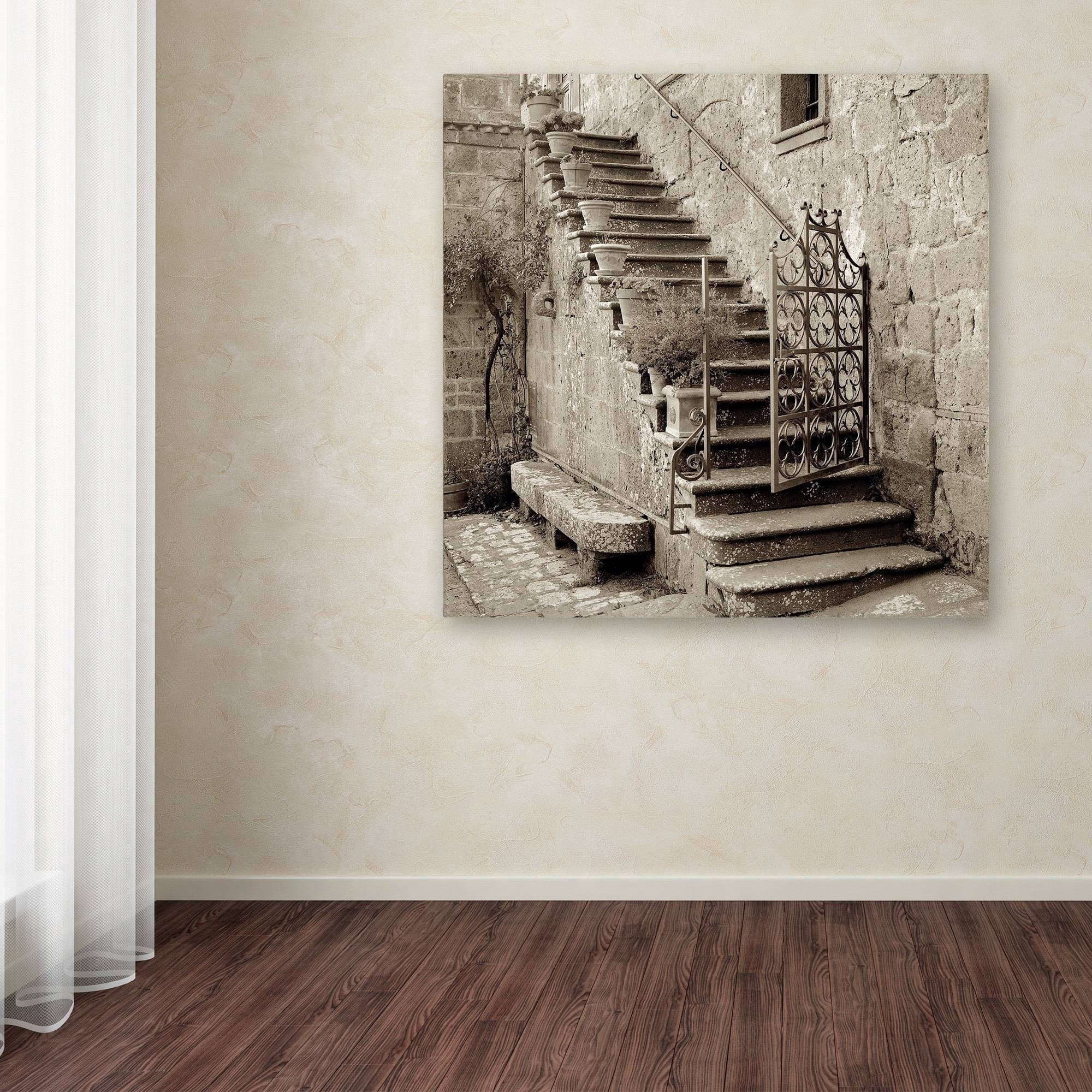 Trademark Fine Art "Umbria Scala I" Canvas Art by Alan Blaustein