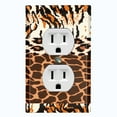 thumbnail image 1 of Metal Light Switch Plate Cover African Safari Animal Print Tribal Art Pattern SFR046, 1 of 13