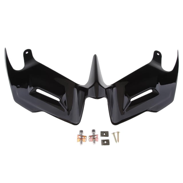 S SERENABLE Motorcycle Front Upper Fairing Aerodynamic Winglet Front Fairing Spoiler