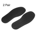 thumbnail image 3 of Uxcell 2Pair Shoe Bottom Full Sole Replacement 3.7mm Thickness Rubber Repair NonSlip for Flat Shoe, Black, 3 of 5