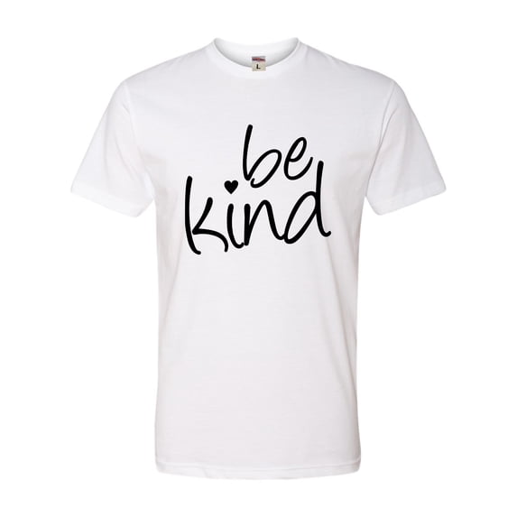 Adult Be Kind Heart Deluxe T-Shirt