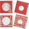 Martha Stewart Treat Envelopes 5"X5" 8/Pkg-Cottage Christmas