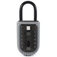thumbnail image 3 of WALFRONT Key safe padlock, Waterproof Portable Key Safe Box Lock Wall Mount Key Storage Security Lock Outdoor Storage Box 10 Digits Security zinc Alloy Padlock for Home Family Realtor, 3 of 8