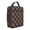Brown and Black, variant on Pink Wavy Checkered Pattern Insulated Lunch Bag for Men Women,Waterproof Lunch Box for Work,Picnic or Travel,Thermal Insulation,10.63x9.06x3.54 Inches