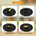 thumbnail image 7 of OFEFE 4 PCS Egg Ring,Stainless Steel Non-stick Egg Rings for Frying Eggs, Round Egg Cooker Ring Molds with Anti-scald Silicone Handle, Egg Mold for Breakfast Sandwiches with Oil Brush, 7 of 7