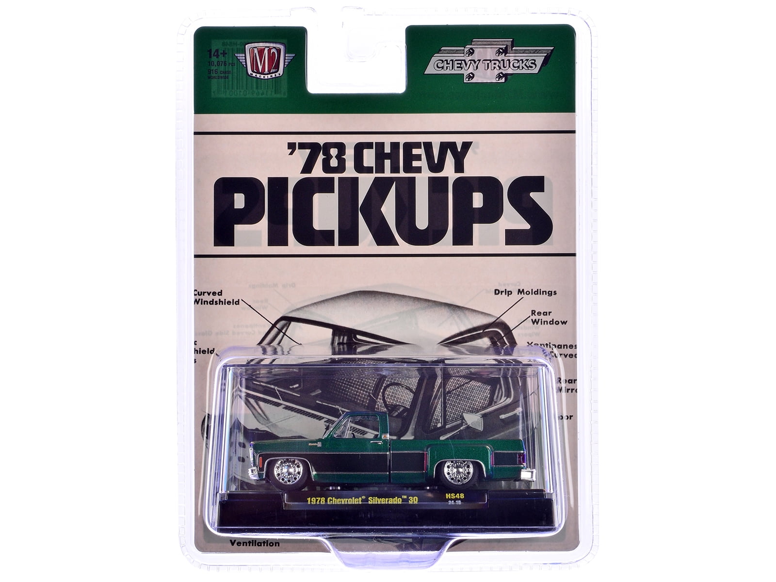 1/64 M2 Machines 1979 Chevrolet Silverado Go With Edelbrock Limited Edition Di