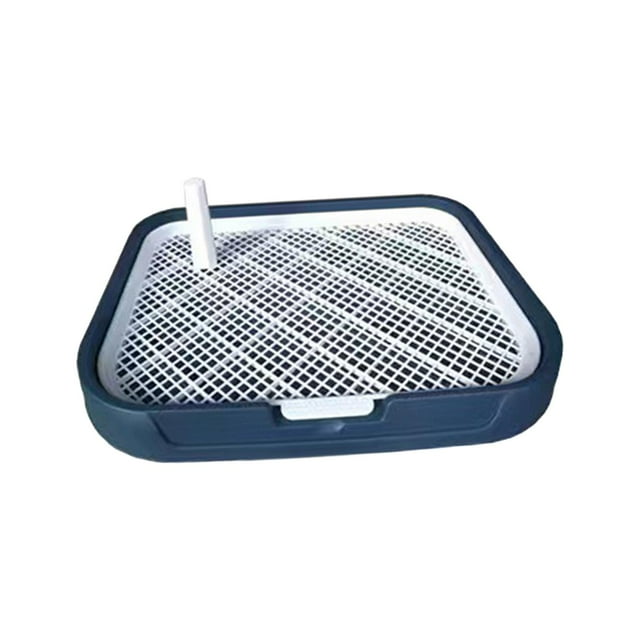 Alfombrilla para orinal para perros, almohadillas de entrenamiento para interiores para perros, inodoro de entrenamiento de malla duradera, bandeja pa Verde