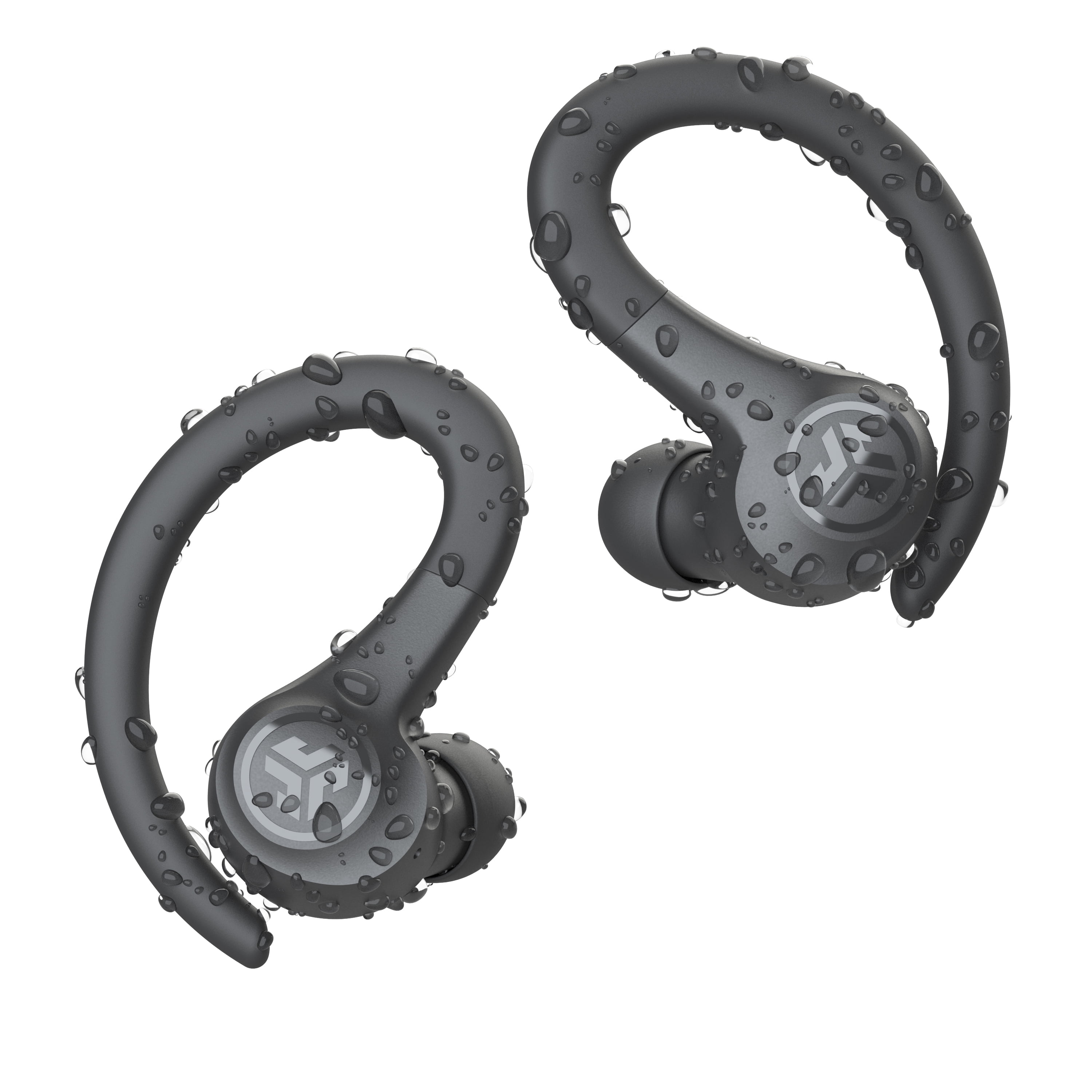 JLab Go Sport+ Wireless Workout Earbuds, 35 Hr Playtime, Secure Earhook, Custom Sound & Controls, Graphite