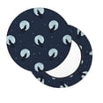thumbnail image 2 of Disketp Wolf And Moon Funda Redonda para Taburete, Funda de Cojín para Silla de Bar Suave y Elástica-13 inch, 2 of 7